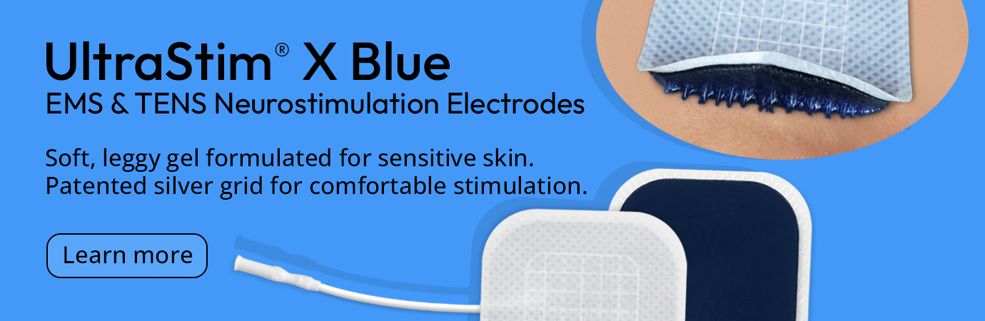 UltraStim X Blue - Sensitive Skin Electrodes